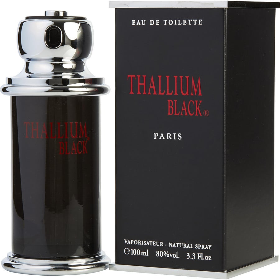 Jacques Evard Thallium Black Men Eau De Toilette Spray