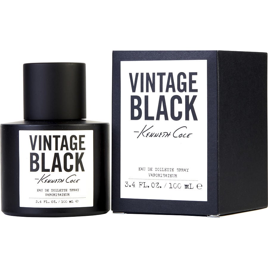 Kenneth Cole Vintage Black Men Eau De Toilette Spray