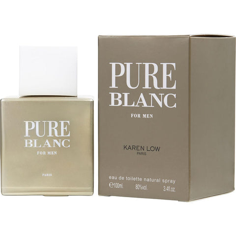 Karen Low Pure Blanc Men Eau De Toilette Spray