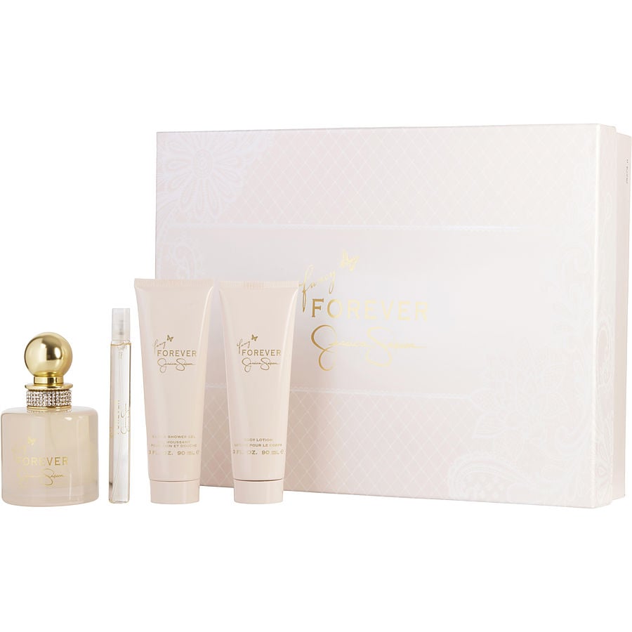Jessica Simpson Fancy Forever Women Eau De Parfum Spray & Body Lotion & Shower Gel & Eau De Parfum Spray Mini