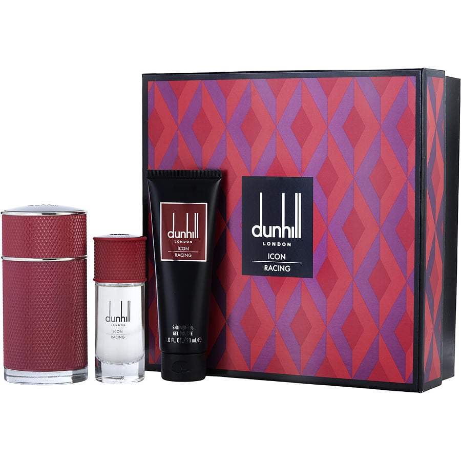 Dunhill Icon Racing Red Men Eau De Parfum Spray & Shower Gel Set