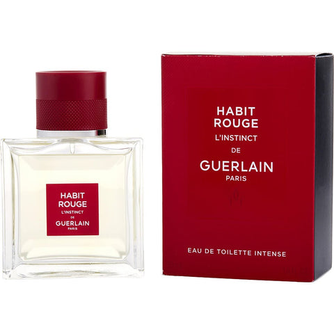 Guerlain Habit Rouge L'Instinct Men Eau De Toilette Intense Spray